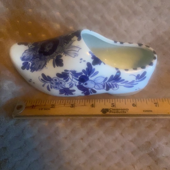 Vintage Delft Blauw Handpainted Porcelain Clog - Picture 8 of 9